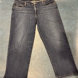 Levi's capri length 20W Boyfriend Cut Dark Wash Denim Jeans